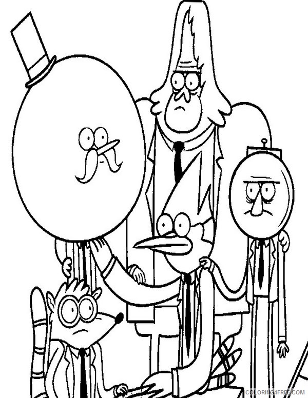 regular show coloring pages free online - photo #9