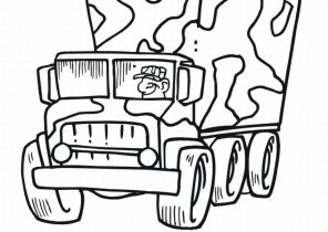 Army Coloring Pages Coloring4free Truck Kids Trucks