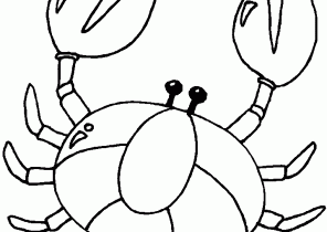 Crab Coloring Pages Coloring4free Cute