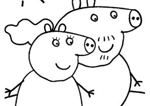 Peppa Pig Coloring Pages Coloring4Freecom