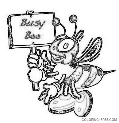 13 busy bee that you can download to you DCJ38X coloring