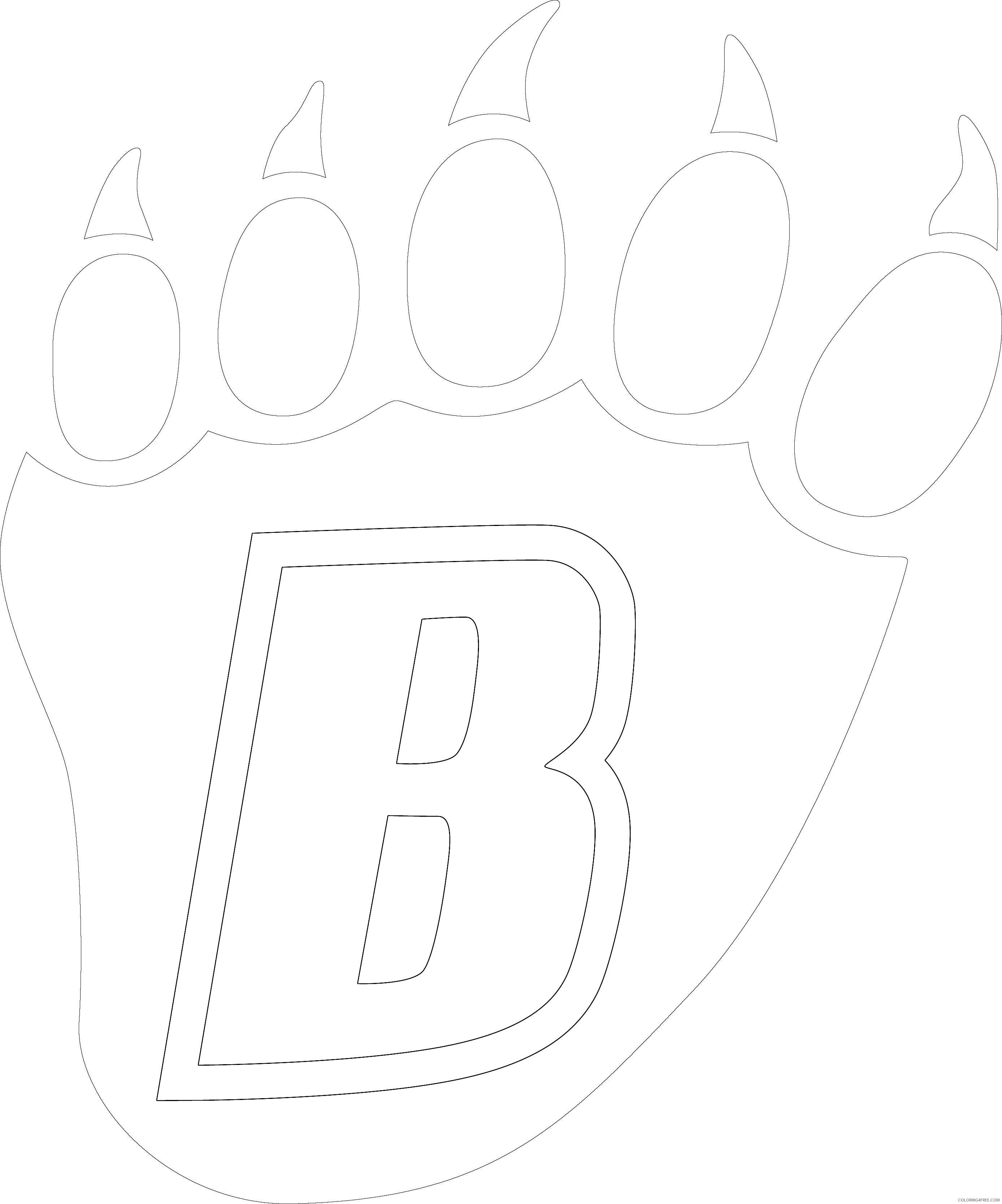 14 bear claw drawings that you can download to you J7S5gV coloring