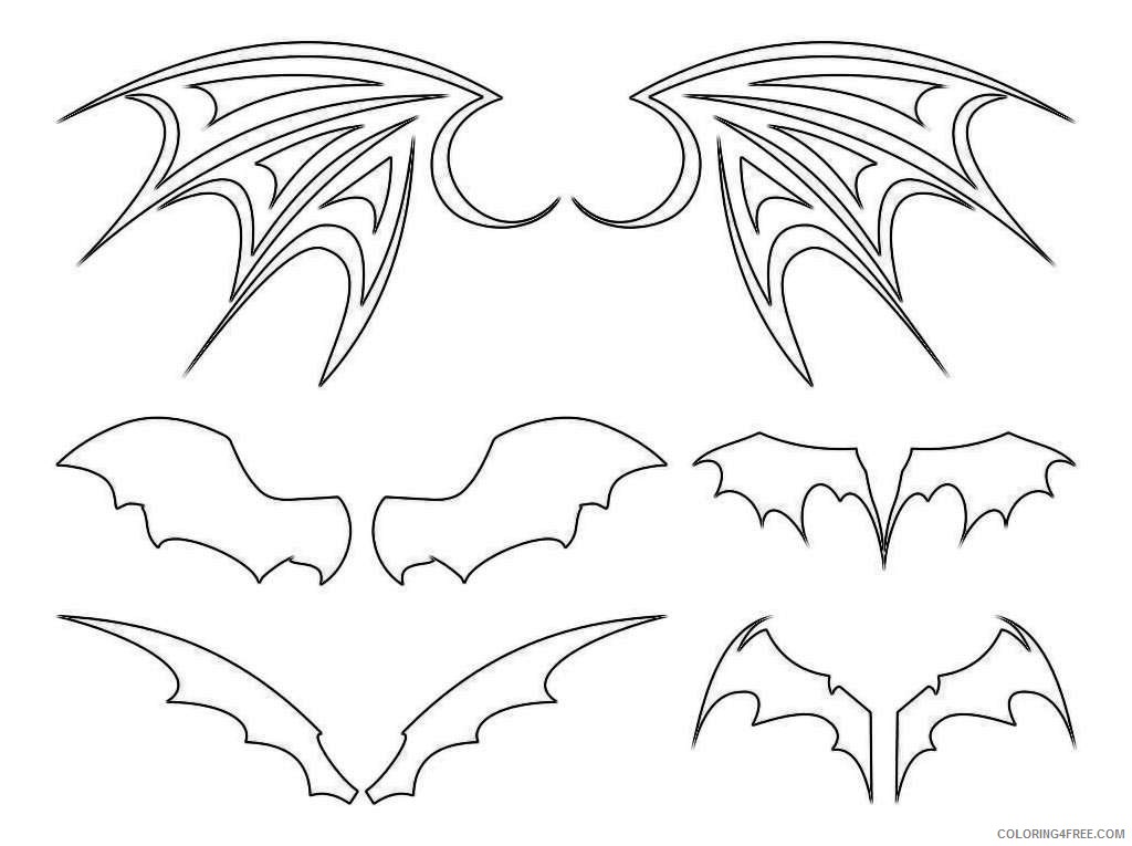 bat wings set G17SGc coloring - Coloring4Free.com