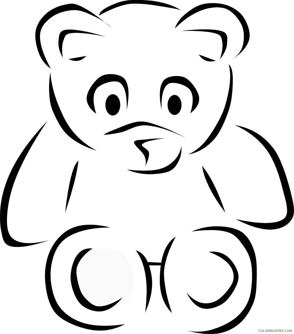 bear black and white YdaoaJ coloring
