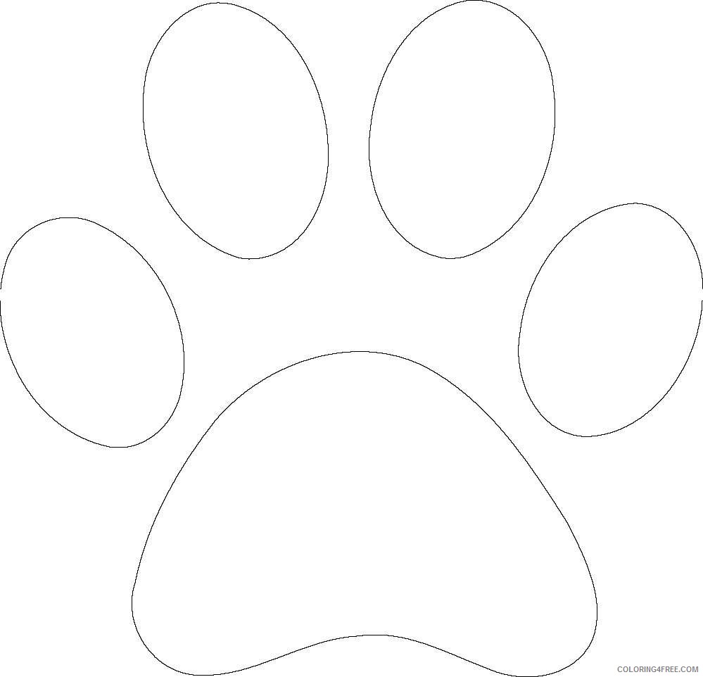 bear paw black and white LD2bmA coloring