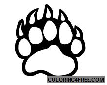 bear paw logos that you can download to you computer T2kpa8 coloring