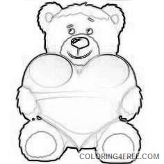 bears with love hearts cartoon bears cartoon more KK9TiG coloring