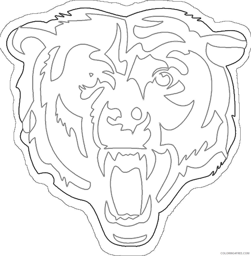 chicago bears logo national football league football team SDNtVS coloring