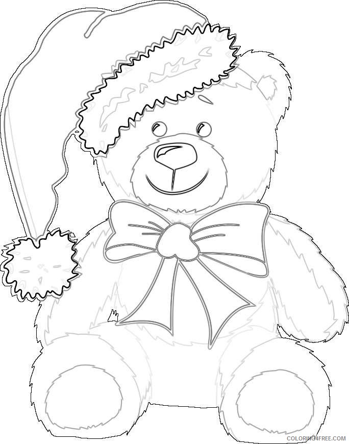 christmas bear best PhYivS coloring