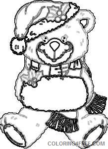christmas bear jvcM4H coloring