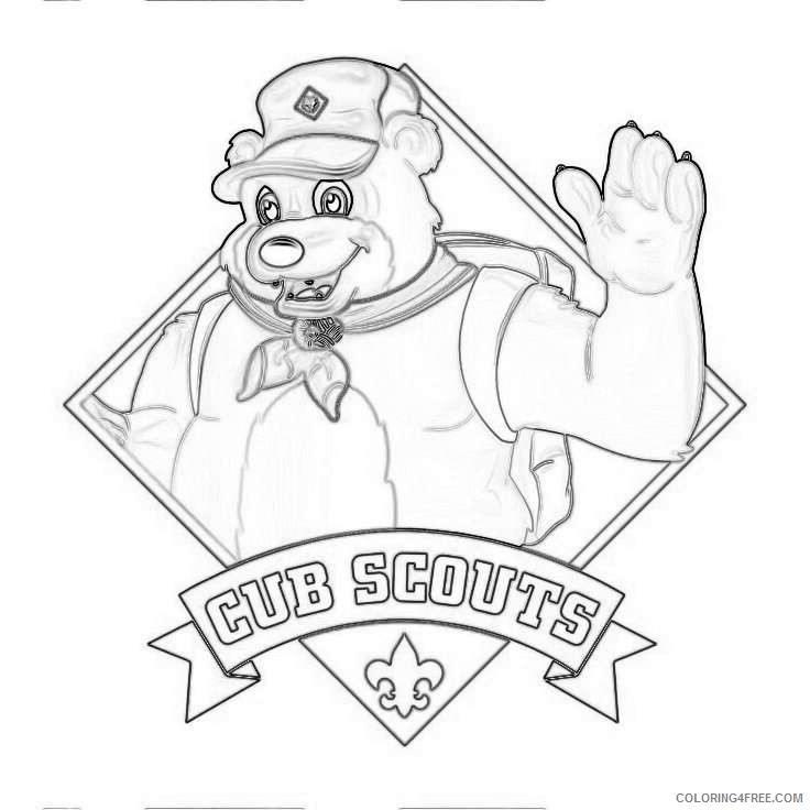 cub scouts bear cubs pinterest vREQ8w coloring