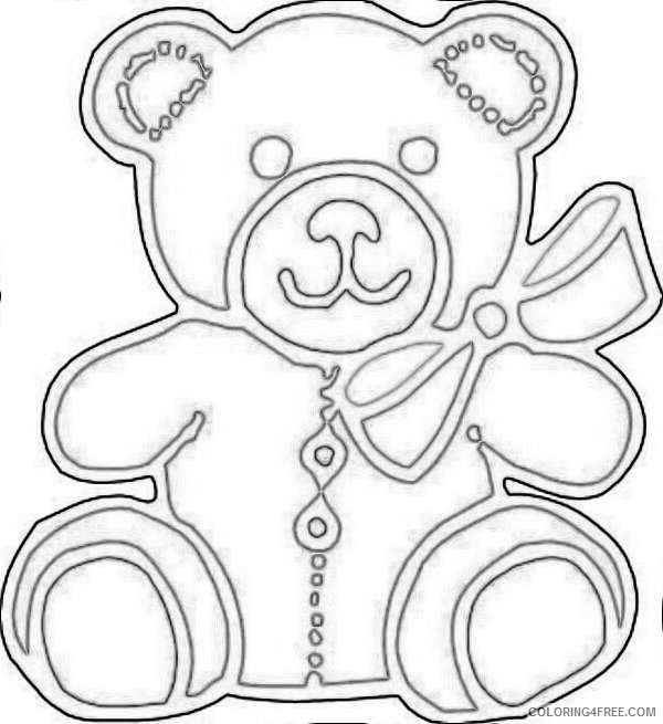 cute baby bear M4QsH5 coloring