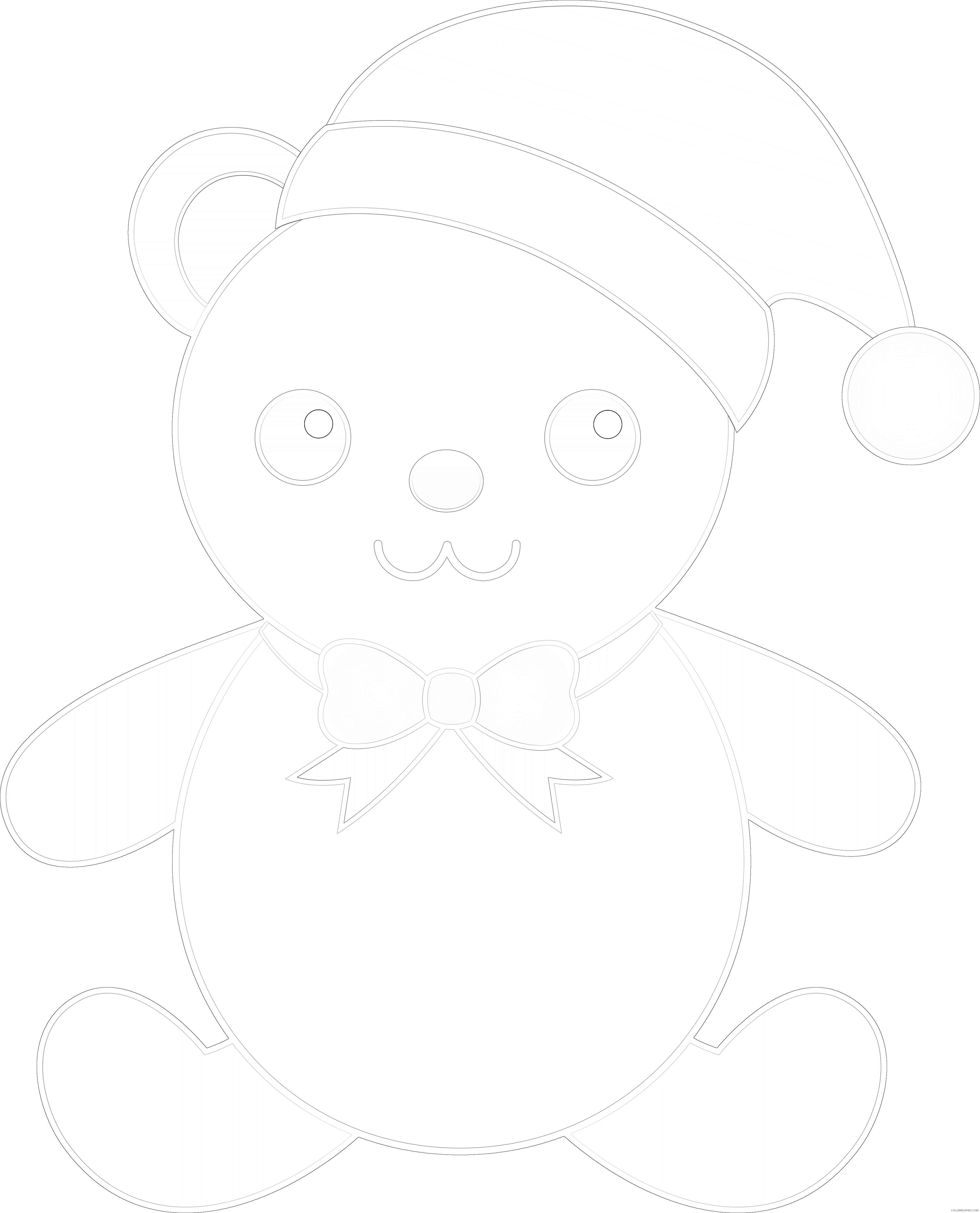 cute bear YZU1ce coloring