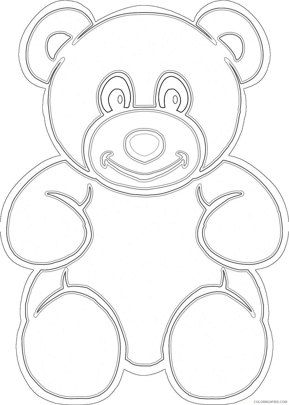 cute brown bear l4XAyD coloring