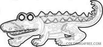 funny alligator crocodile pictures crocodile 3 coloring