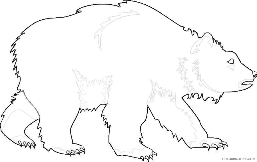 grizzly bear bear grizzly for you 2 coloring