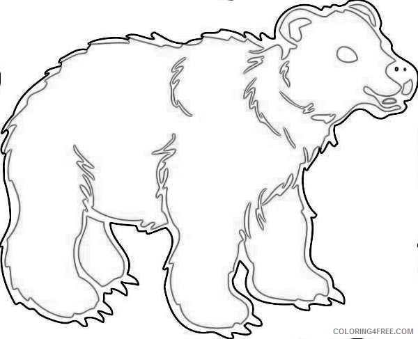 grizzly bear silvertip bear graphics coloring