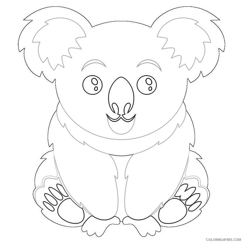 koala bear this lovable koala is sRFXbu coloring