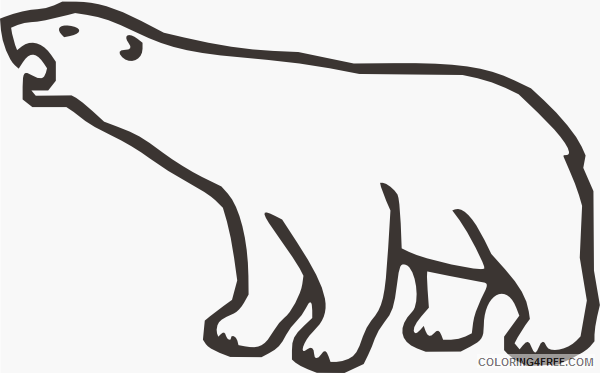 polar bear online sZCHZS coloring