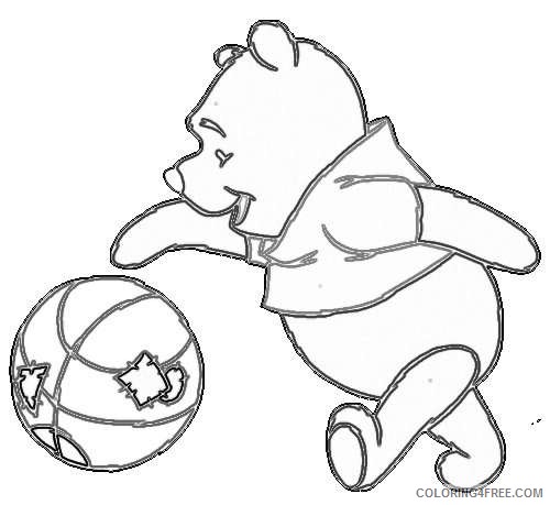 pooh bear EVY4G5 coloring