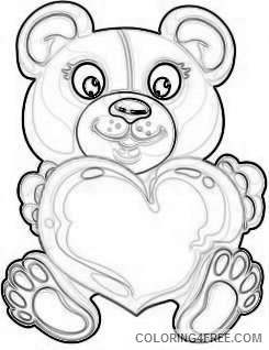 valentine s day png bear with heart set png 70 png WXcgmk coloring