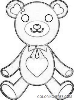 valentine s day png bear with heart set png 70 png qlgJvZ coloring