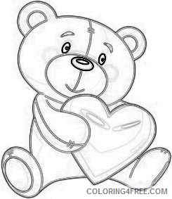 valentine s day png bear with heart set png 70 png s5VQV6 coloring