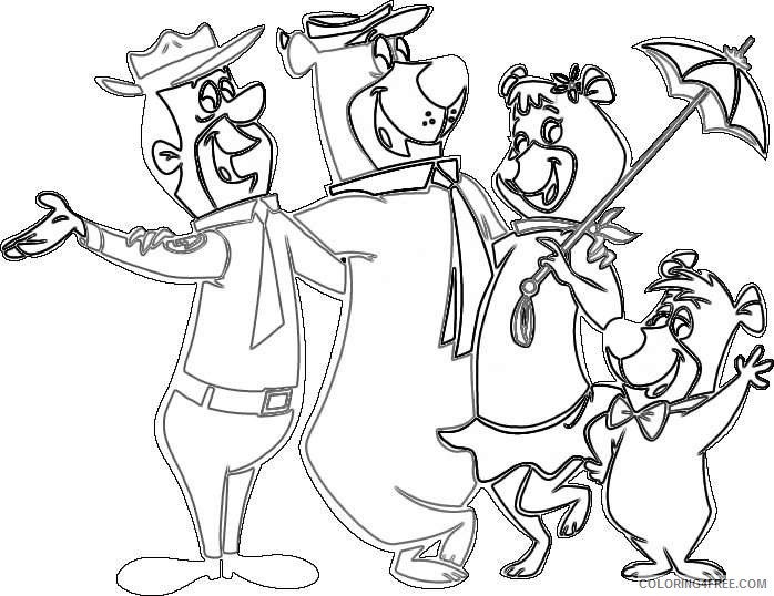 yogi bear and all related characters and elements are trademarks of Ihrsrq coloring