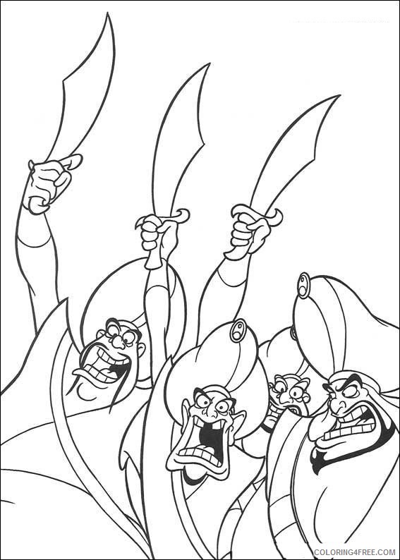aladdin coloring pages jafar Coloring4free