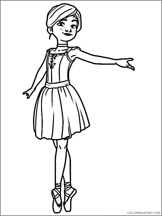 printable ballerina coloring pages for kids Coloring4free ...