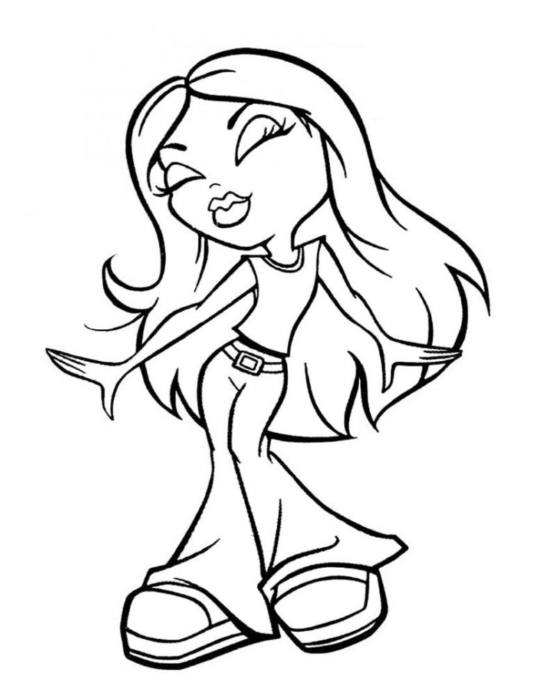 bratz coloring pages bikini Coloring4free - Coloring4Free.com