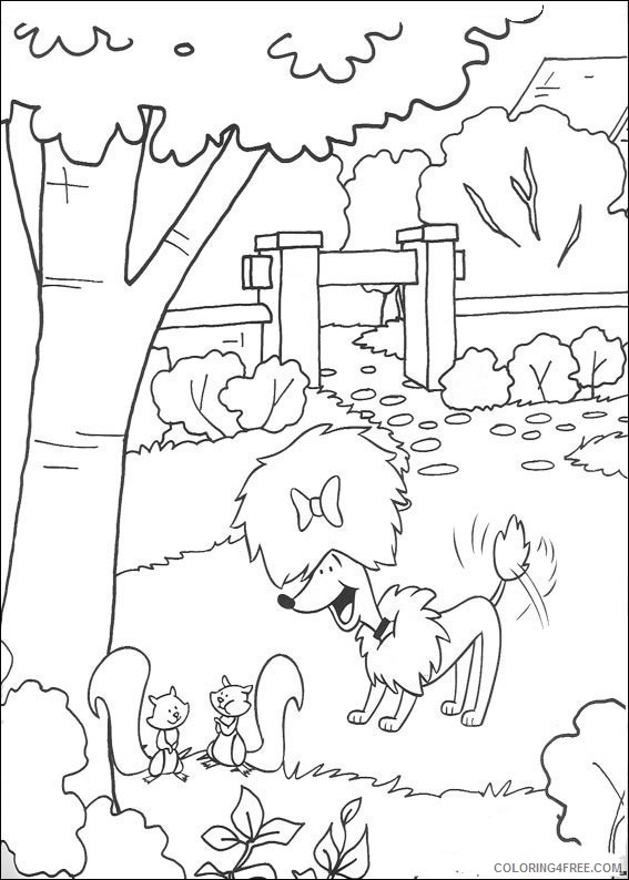 Clifford the Big Red Dog Coloring Pages Printable Coloring4free ...