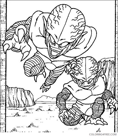 Dragon Ball Z Coloring Pages Printable Coloring4free - Coloring4Free.com