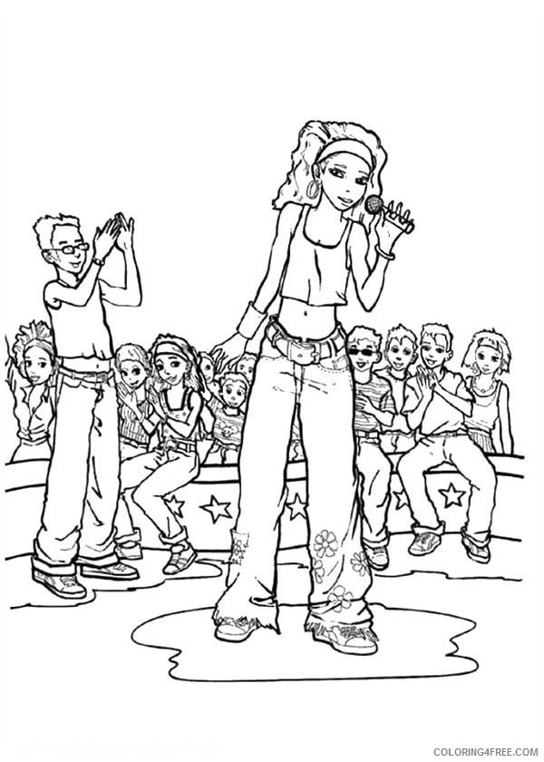High School Musical Coloring Pages Printable Coloring4free Coloring4free Com