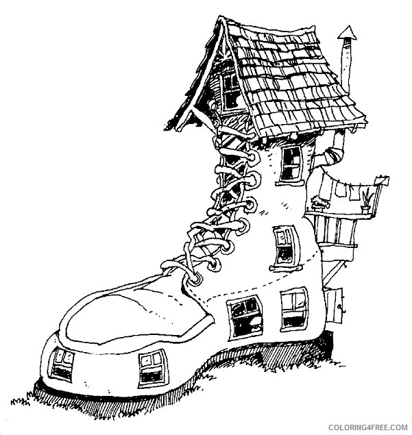 house coloring pages printable for kindergarten