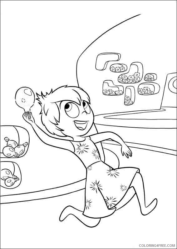 Inside Out Coloring Pages Printable Coloring4free - Coloring4Free.com