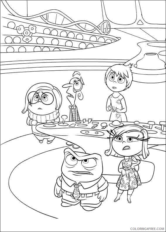 Inside Out Coloring Pages Printable Coloring4free - Coloring4Free.com