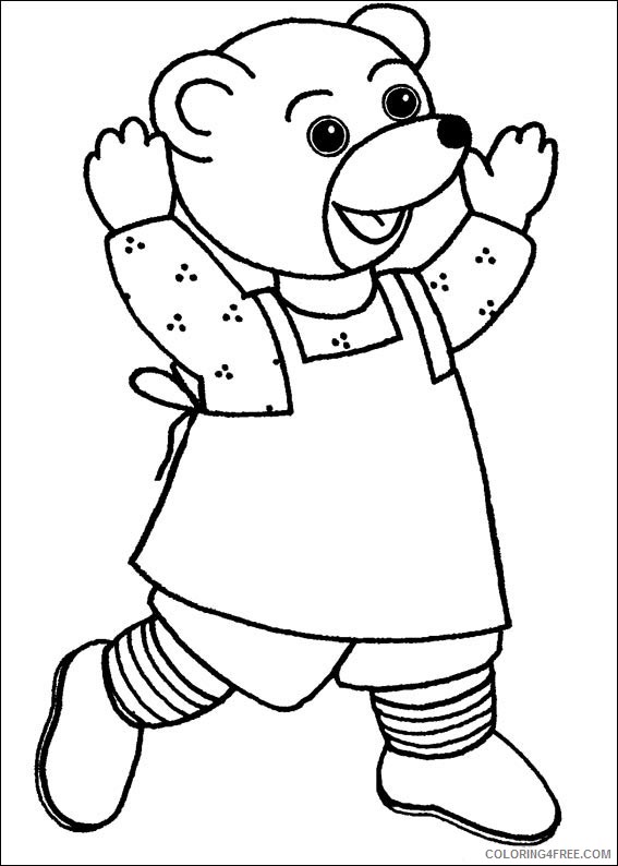 Little Brown Bear Coloring Pages Printable Coloring4free ...