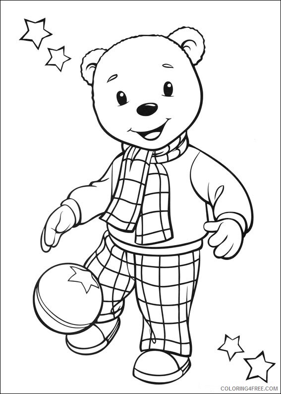 Rupert Bear Coloring Pages Printable Coloring4free - Coloring4Free.com