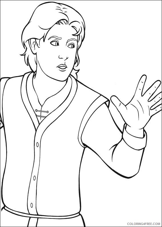 shrek coloring pages fiona Coloring4free - Coloring4Free.com