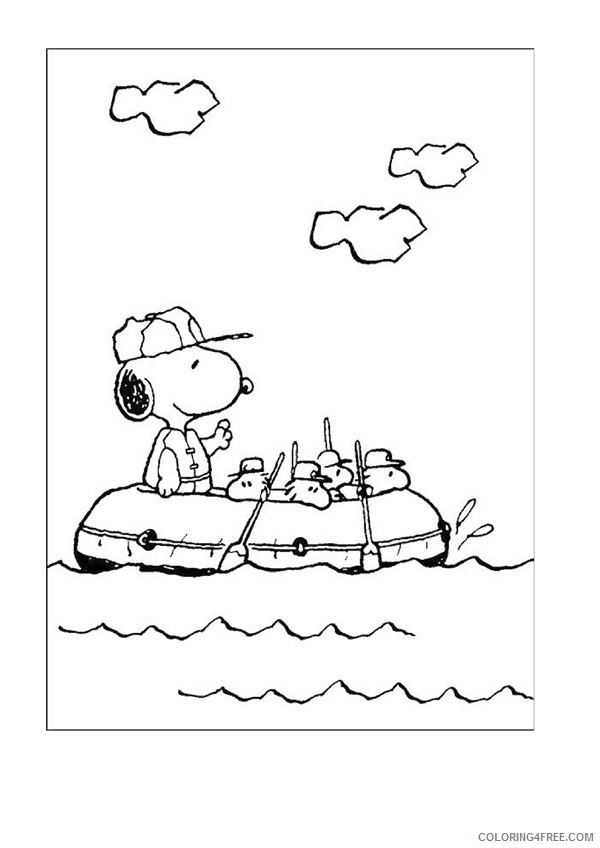 snoopy coloring pages cartoons charlie brown and snoopy