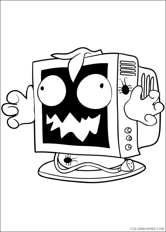 The Trash Pack Coloring Pages Printable Coloring4free - Coloring4Free.com