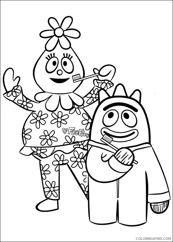 printable yo gabba gabba coloring pages for kids Coloring4free ...
