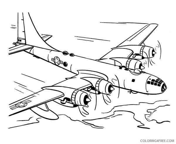 Airplane Coloring Pages Free Coloring4free Coloring4free Com