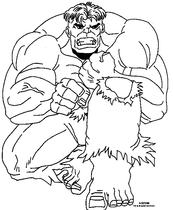 Avengers Coloring Pages Incredible Hulk Coloring4free Coloring4free Com