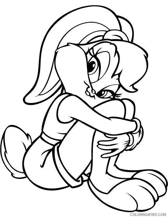 bugs bunny coloring pages lola coloring4free  coloring4free