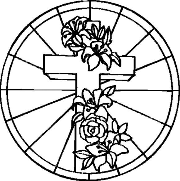 free coloring pages cross