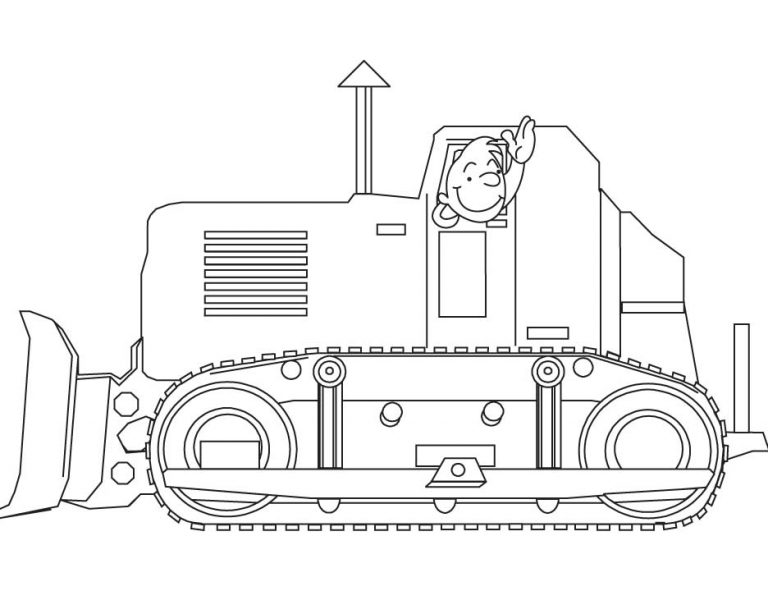 construction truck coloring pages for kids Coloring4free ...