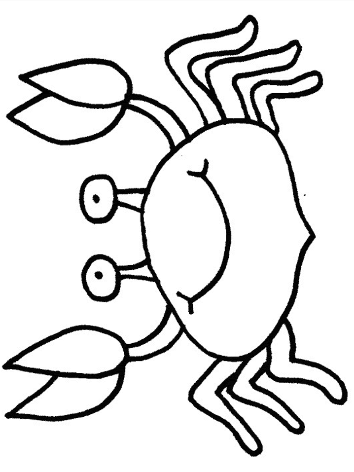 Blue Crab Coloring Pages Printable Coloring4free Coloring4free Com
