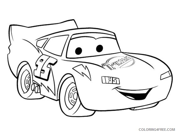 Disney Cars Lightning Mcqueen Coloring Pages Coloring4free Coloring4free Com
